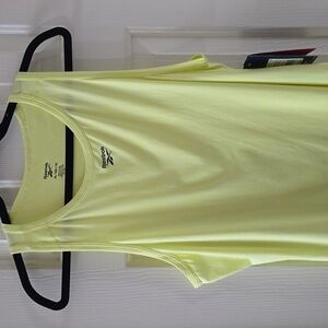 REEBOK SIGNATURE BRAND WOMEN'S LIME HEATHER ATHLETIC TANK TOP SIZE XL